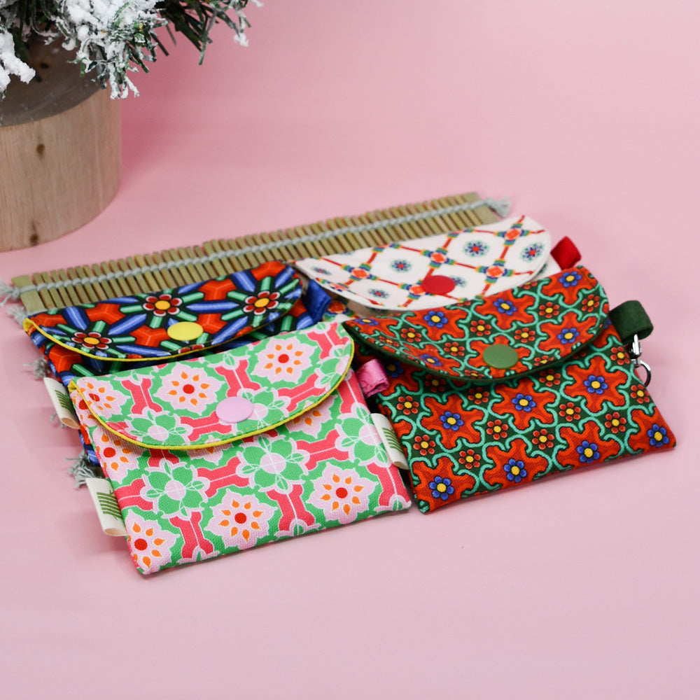 Korean Pattern Card Wallet (전통문양 카드지갑)