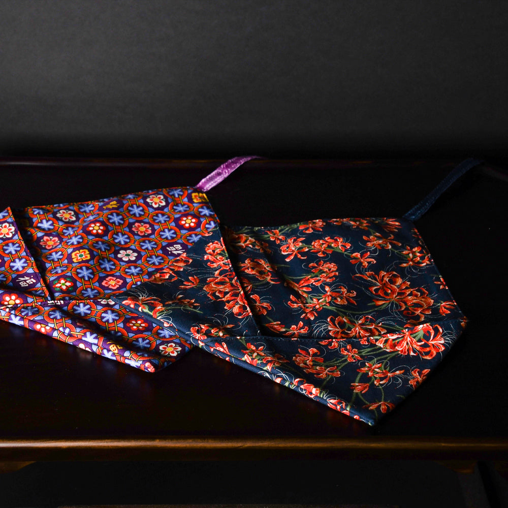 Bojagi Utensil Wrap – Dancheong Pattern (보자기 수저집 단청 패턴)