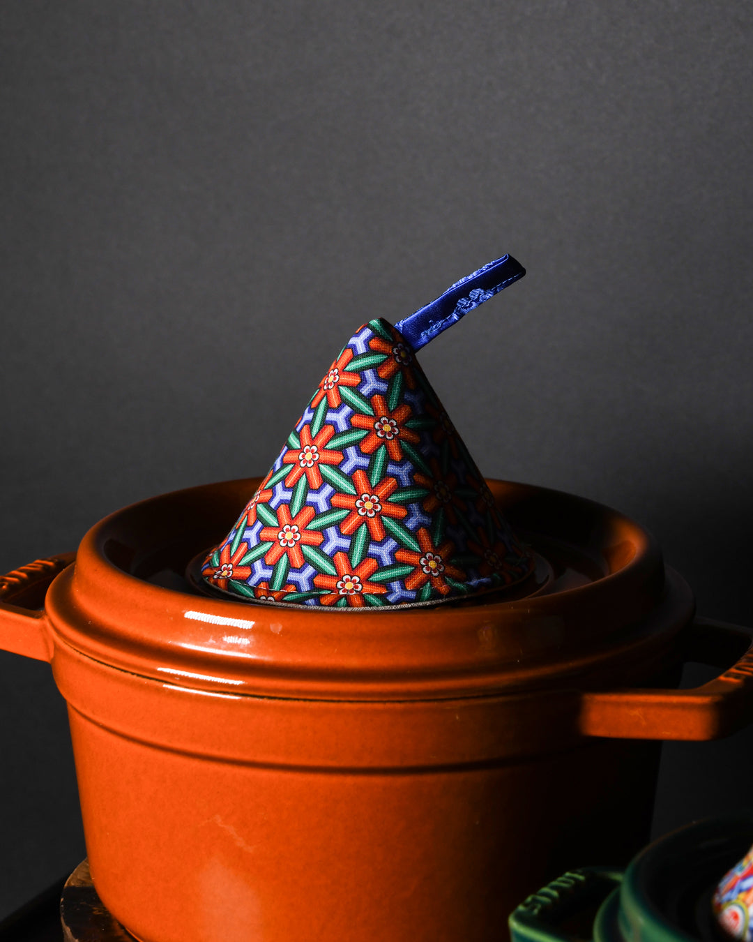 Korean Heat Hat – A Quiet Touch of Tradition (전통문양 냄비 고깔)