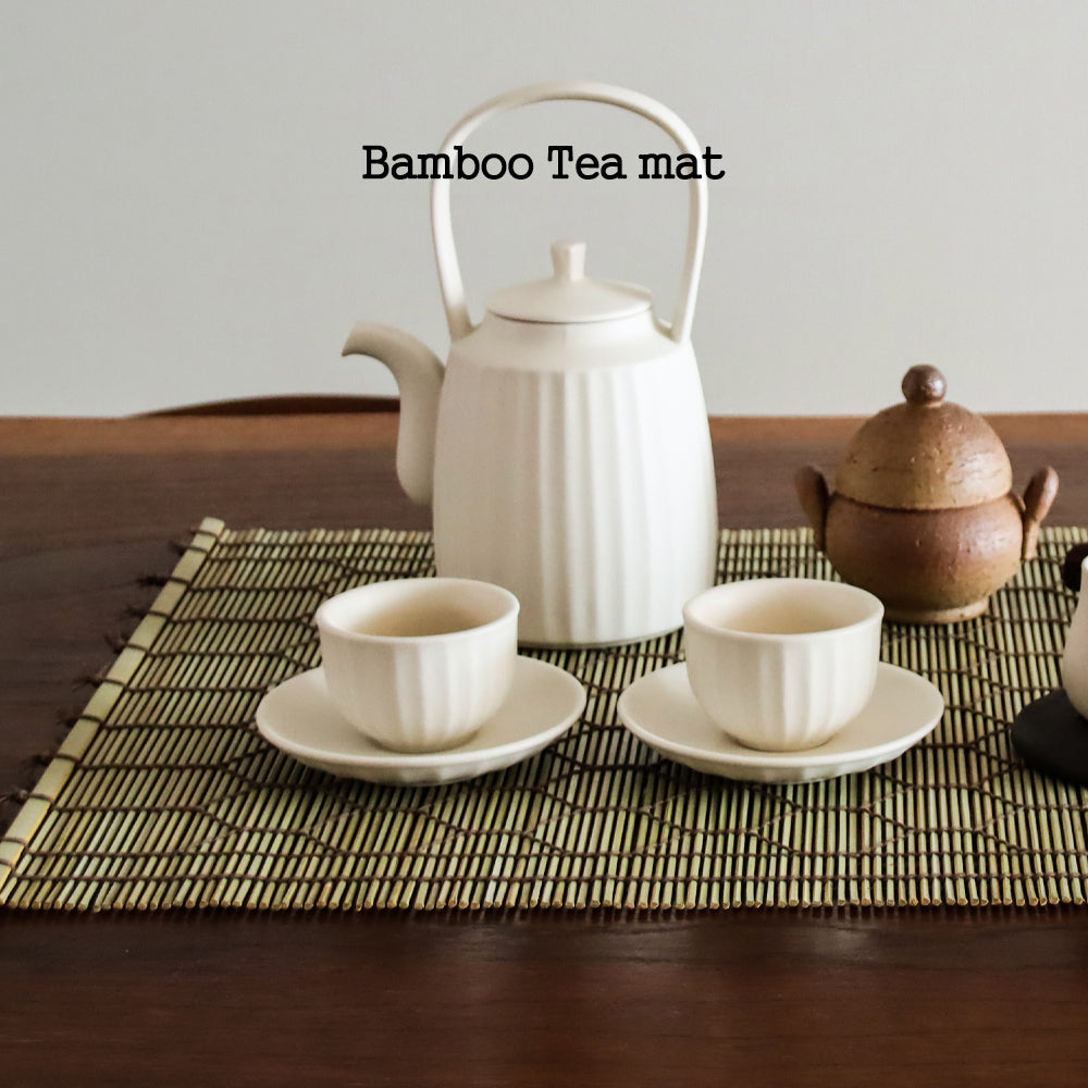 Damyang Handwoven Bamboo Tea Mat (대나무 다도 티매트)
