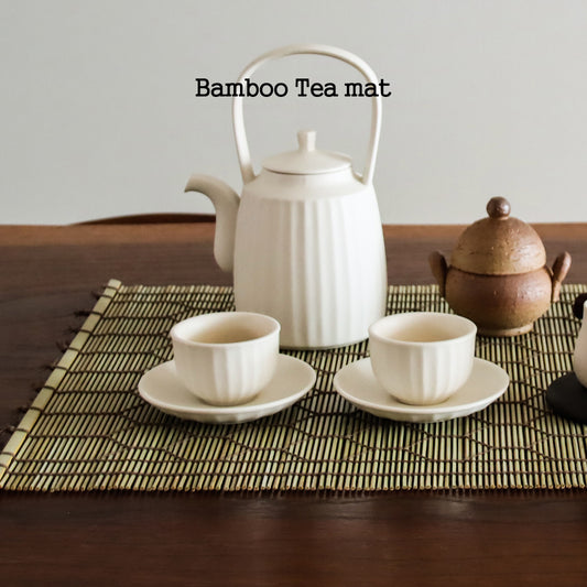 Damyang Handwoven Bamboo Tea Mat (대나무 다도 티매트)